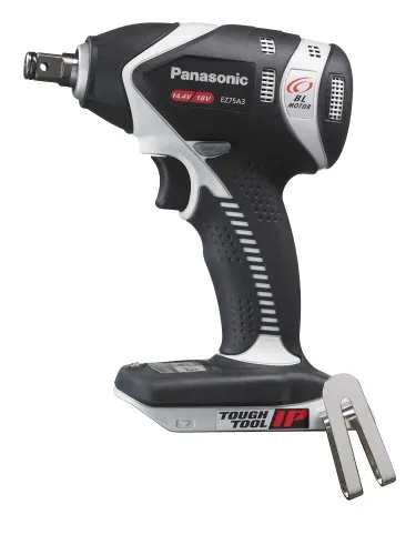 パナソニック(Panasonic) 充電インパクトレンチ 本体のみ (電池パック/充電器/ケース別売) デュアル (14.4V/18V対応) スリム幅61mm・Cバネ付・205N・m(18V時) IP56 EZ75A3X-H グレー