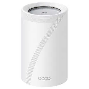 TPLINK WiFi7 320MHz AIメッシュルーター 5764＋2882＋688Mbps BE9300 トライバンド ［Wi-Fi 7(be) /IPv6対応］ DECOBE65PRO1P