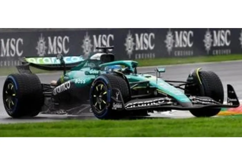 Spark(スパーク) 新品 ミニカー 1/43 Aston Martin Aston Martin Aramco Formula One Team 6th Australian GP 2025 Lance Stroll #18 [S9588]