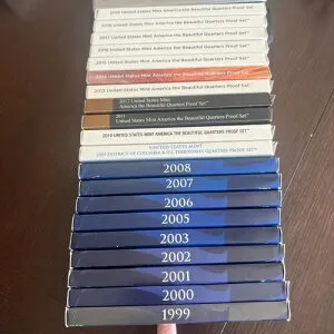 州クォータープルーフセット 1999-2019 NO 2004