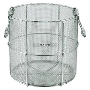 ThreeSnow(新越) 18-8(ステンレス) 寸胴型 スープ取りザル 33cm用 11507 φ315 うどん/そば/ラーメン No.0016900