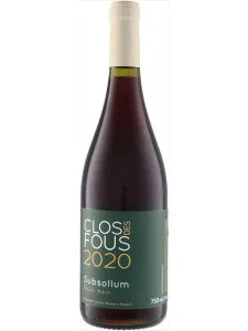 クロ デ フ ピノ ノワール スブソルム 赤ワイン チリ アコンカグア 2024 750 Clos des Fous Pinot Noir Subsollum