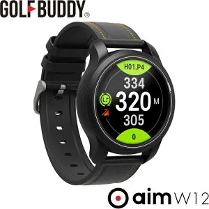 GOLFBUDDY ゴルフバディ aim W12 腕時計型GPS watch ゴルフナビ ウォッチ GPS距離測定器 日本正規品