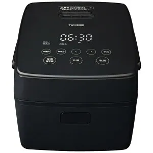 【エントリーで最大全額ポイント還元｜5/6まで】 TWINBIRD｜ツインバード はやくておいしい3合IH炊飯器 ブラック RM-D793B [3合 /IH]