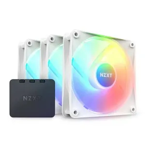 NZXT F120 RGB CORE TRIPLE PACK RGB Lighting Controller [White] PCケースファン RF-C12TF-W1 FN1924