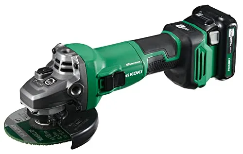 HiKOKI(ハイコーキ) 10.8V コードレス ディスクグラインダ 砥石径100mm キックバック軽減システム 4段階変速 ブレーキ付 蓄電池2個・充電器・システムケース2付き G1210DA(2LSK)