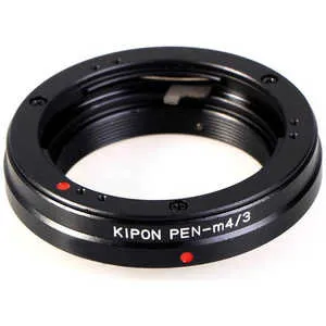 マウントアダプター レンズ側：オリンパスペンF ボディ側：マイクロフォーサーズ KIPON OLYMPUS PEN-M4/3 PENM43