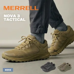 【SALE★max28％オフ！】メレル MERRELL ノバ3 タクティカル NOVA 3 TACTICAL メンズ 男性用 ブラック 黒 カーキ ベージュ 茶 25cm 25.5cm 26cm 26.5cm 27cm 27.5cm 28cm 005043 005045 005047|slz|