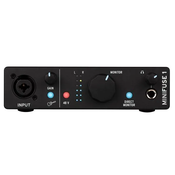 Arturia アートリア / MiniFuse 1 BK (ブラック) 1イン/2アウト USB-C オーディオインターフェイス(御茶ノ水本店)