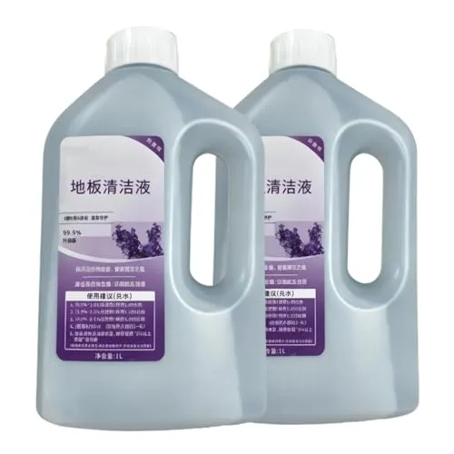 1L ラベンダーフレグランスフロアクリーニングソリューション 2 個、心を落ち着かせる香りの詰め替え、 DEEBOT X1 T10 OMNI N9+ T5 T8 T9 T20 シリーズ真空モデルと互換性あり