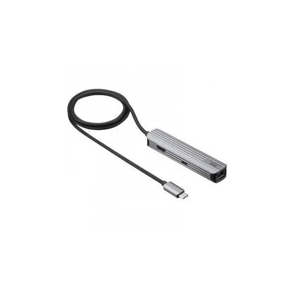 サンワサプライ USB Type-Cマルチ変換アダプタ(HDMI+LAN付) USB-3TCHLP7S-1