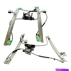 Window Regulator 2004年から2007年のダッジグランドキャラバンフロントパワーウィンドウレギュレーターとモーターペア For 2004-2007 Dodge Grand Caravan Front Power Window Regulator with Motor Pair【並行輸入品】