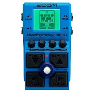 Zoom(ズーム) / MS-70CDR+ MultiStomp - ギターエフェクター 空間系マルチ 夏休スペシャル