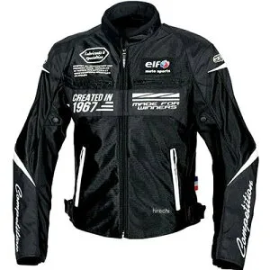 エルフ(ELF) elf EJ-S103 Ideal Mesh Jacket イデアールメッシュジャケット Black＆Black S