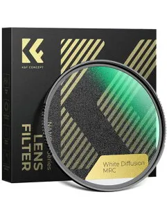 K&FCONCEPT72mmホワイトソフトフィルターソフトフィルターソフト効果コントラスト調整用ソフト28層ナノコーティング防カビ撥水撥油擦り傷防止薄型望遠撮影に対応(Nano-Xcel)