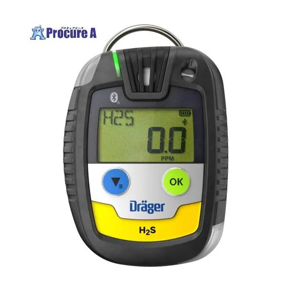 Drager 個人装着型硫化水素計 Pac 6500 H2S ■▼217-8426 VN00612 1個