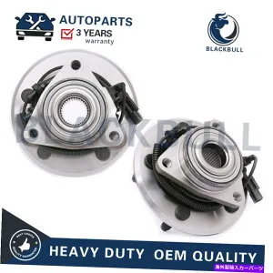 Wheel Hub Bearing 2PCS 2009-2011のフロントホイールベアリング＆ハブダッジRAM 1500 w/ abs 5ラグ515126 2PCS Front Wheel Bearing & Hub For 2009-2011 Dodge RAM 1500 w/ ABS 5 Lug 515126【並行輸入品】