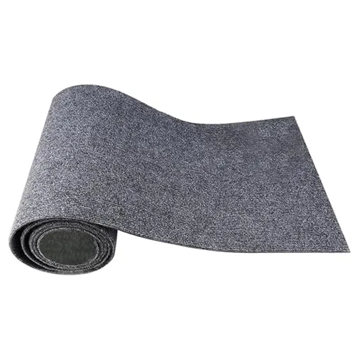 Cat Scratching Mat, トリミング可能な自己粘着猫スクラッチマットカーペットマルチカラー複数のサイズ(Dark Gray,30x100cm)