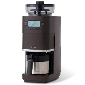 【エントリーで最大全額ポイント還元｜5/6まで】 siroca｜シロカ コーン式全自動コーヒーメーカー カフェばこ PRO ダークブラウン SC-C281TD [全自動 /ミル付き]