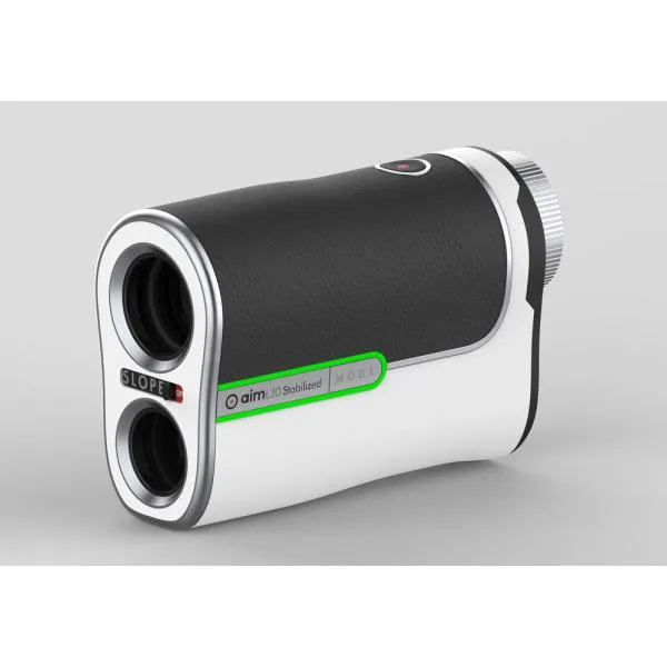 GOLFBUDDY ゴルフ用レーザー距離計 aim L30 Stabilized(ブラック×ホワイト) GB-0427 返品種別A