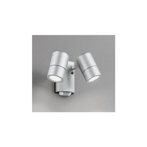 オーデリック OG264090NR(ランプ別梱) エクステリア スポットライト LEDランプ 昼白色 高演色LED 人感センサー付 防雨型 マットシルバー