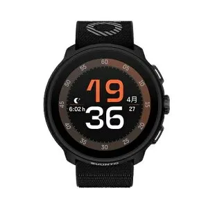 SUUNTO スント SS051109000 オールブラック ウェアラブルウォッチ 46mmテキスタイルストラップ AMOLEDディスプレイ SS051109000
