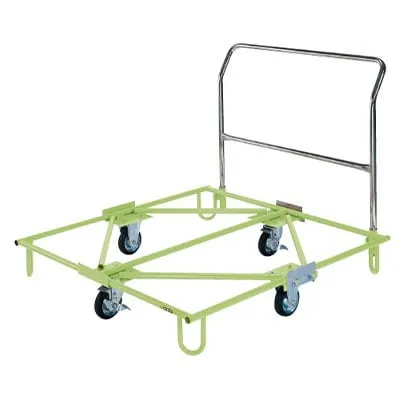 サカエ 樹脂パレット台車 取手付きタイプ 幅1245×奥行1105×高さ893mm SC-110T