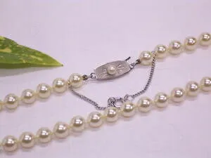 【送料無料】ジュエリー・アクセサリー アートパールチェーンパールネックレスシルバークロージングart perles chaine collier de perles avec 925er argent fermeture