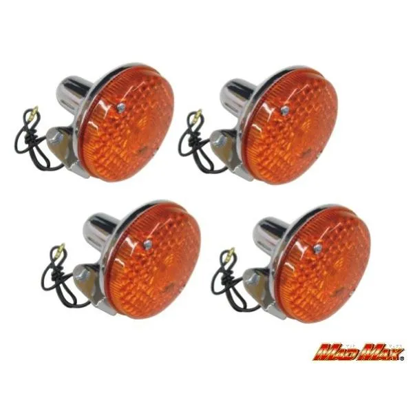 週末セール!!KH400/750SS 純正タイプ ウインカー オレンジ 4個セット