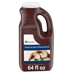 ???? ???? ??? ?? ?? ? ?????, ??? ?? ?, 2.54kg ??? ? (?? ?? ??) Minor's Sweet and Spicy Plum Sauce and Marinade, Wasabi Soy Flavor, 5 lb 9.6 oz Bulk Bottle (Packaging May Vary