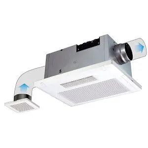 高須産業 浴室換気乾燥暖房機 2室同時換気 電動ダンパー付き 24時間換気対応 天井タイプ 【品番：BF-532SJD】