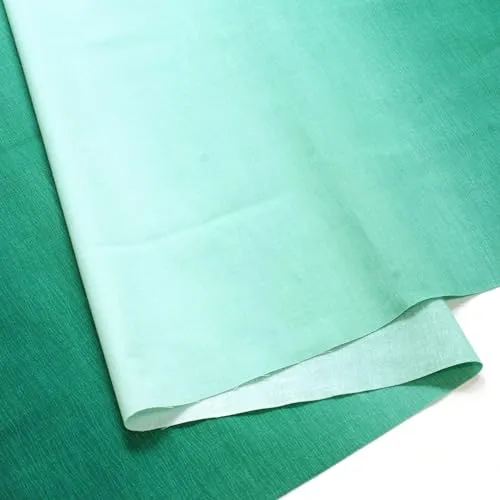 日本紐釦貿易(Nippon Chuko) ハワイアン グラデーションプリント生地 シーチング 巾約110cm×9m切売カット フォレストグリーン DD11216-505