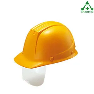 タニザワ ヘルメット エアライト ST#101J-SH 全5色 (メーカー直送/代引き決済不可)保安帽 保護帽 飛来落下用 墜落時保護用 かるメット シールドメット フェイスシールド ホワイト イエロー グレ