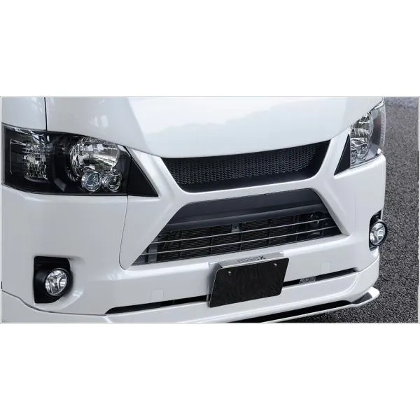 エセックス 200 ハイエース 4～6型用 ナローボディ用 フロントグリルVer.IV FRP製 未塗装 essex