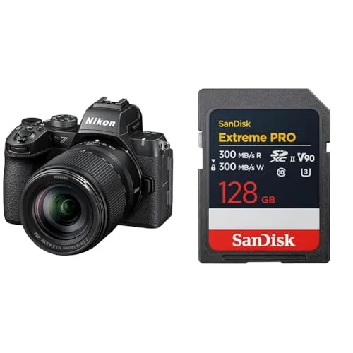 Nikon ミラーレス一眼 Z50II 18-140VR 高倍率ズーム付 APS-C Zマウント + 【 サンディスク 正規品 】 SDカード 128GB SDXC Class10 UHS-II V90 読取最大300MB/s SanDisk Extrem