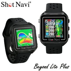 【正規販売店】ショットナビ ビヨンド ライト プラス 腕時計型 GPSゴルフナビ ブラック 日本製 Beyond Lite Plus タッチパネル カラー液晶 みちびきL1S対応 高低差 防水 Shot Navi