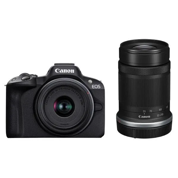 [新品]Canon キヤノン EOS R50 ダブルズームキット ブラック（キャンペーン対象商品）