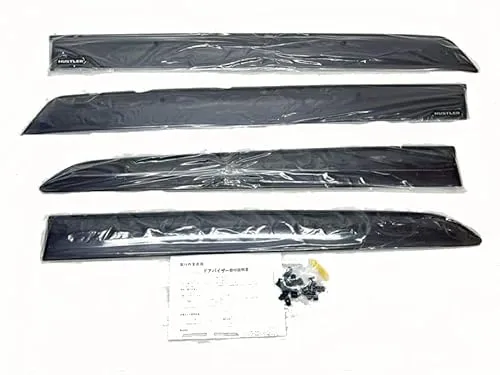 【スズキ純正】ハスラー (SUZUKI HUSTLER)【ドアバイザー】色：スモークグレー【素材：アクリル】1台分【4枚セット】適合：【MR31S/MR41S】//【A】【G】【J】【X】【JSTYLEⅡ】【タフワイルド】【ワンダラー】2014年01月~2