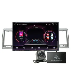 ハイエース 200系 ナビ 2x2フルセグ 地デジ バックカメラ セット 11.5インチ 大画面 Androidナビ RAM6GB ROM128GB 8コア カーナビ ディスプレイオーディオ CarPlay Android Auto ミラーリング対応 170度広角 ト