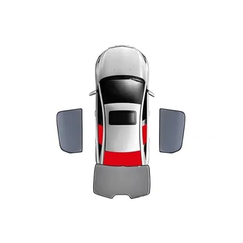 車用サンバイザー に適合する スバル WRX STI ハッチバック 2007-2011 磁気車のサンシェードバイザーフロントガラスカーテンリアサイド サンバイザー 車(3PCS)