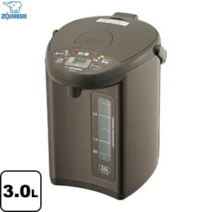 [CD-WZ30-TM] マイコン沸とう電動ポット 象印 電気ケトル・ポット 容量：3.0L 4段階保温設定（98℃、90℃、80℃、70℃） 消費電力湯沸かし時（W）：700 交流100V 50/60Hz メタリックブラウン 【送料無