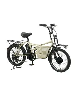 【5/15発送】【送料無料】 ペルテック(PELTECH) 電動自転車 1年保証付き 電動アシストeカーゴバイク 20インチ 外装7段 GRC-515L-8AH 【メーカー直送】【ご自宅配送限定】‥