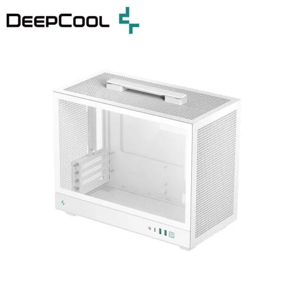 DeepCool｜ディープクール Mini-ITX / Micro-ATX対応 ミニタワーPCケース CH160 PLUS(ホワイト) R-CH160-WHNGM0-G 返品種別B