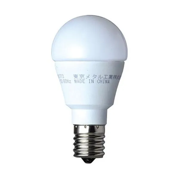 5個セット 東京メタル工業 LED電球 ミニクリプトン型 電球色 40W相当 口金E17 調光可 LDA5LD40WE17T2X5 照明器具 代引不可