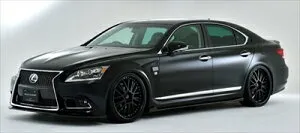 LEXUS LS F SPORT 600h/460 後期 SPORTS Line BLACK LABEL エアロ3点セット (F/S/R) ショート用 FRP製 塗装取付込