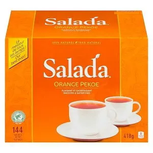 Salada Orange Pekoe Black Tea for a Smooth and Satisfying Taste 100% Rainforest Alliance Certified 144 Tea Bags