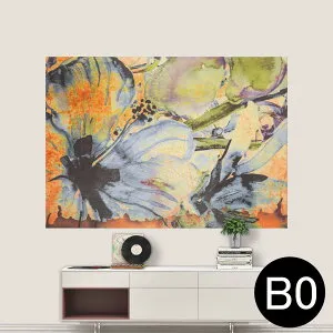 サイズが選べる！ポスター ウォールステッカー シール式ステッカー 飾り A0 A1 A2 A3 A4 A5 B0 B1 B2 B3 B4 B5 写真 フォト 壁 インテリア おしゃれ 剥がせるwall sticker poster 033401 アート 月夜 海 花 フ