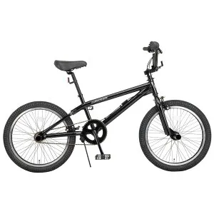 CANOVER/カノーバー 20インチBMX CA-X1 BMX【ブラック】360°回転 通勤通学 スポーティ オオトモ ジャイロ機構ハンドル フリースタイル 自転車