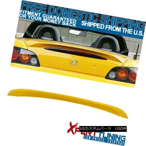 エアロパーツ 04-09 S2000 AP2 Trunk Spoiler Painted Rio Yellow Pearl # Y65P - ABS 04-09 S2000 AP2トランク・スポイラー・ペイントリオ・イエロー・パール＃Y65P - ABS 【並行輸入品】