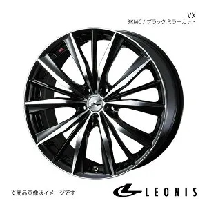 LEONIS/WX プリウスα 40系 アルミホイール1本【18×8.0J 5-114.3 INSET42 BKMC】 0033905